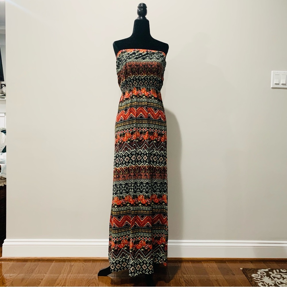 Strapless Maxi Dress